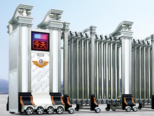 不銹鋼電動(dòng)伸縮門(mén)匯總